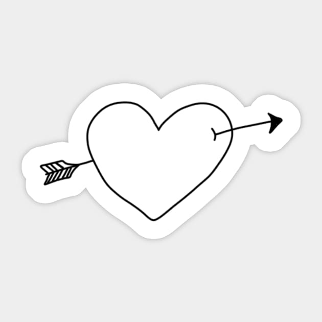 heart Sticker by Minimalist Co.